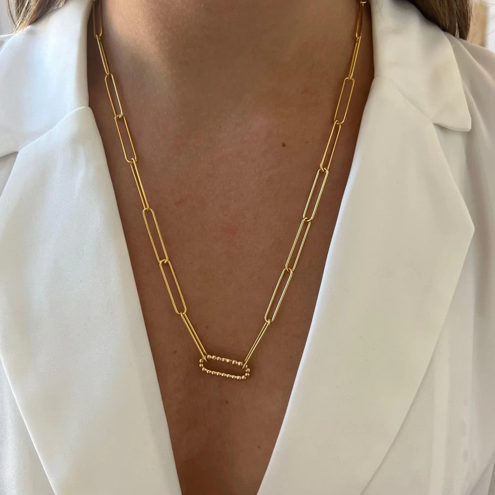 Base Necklace BIG OVAL