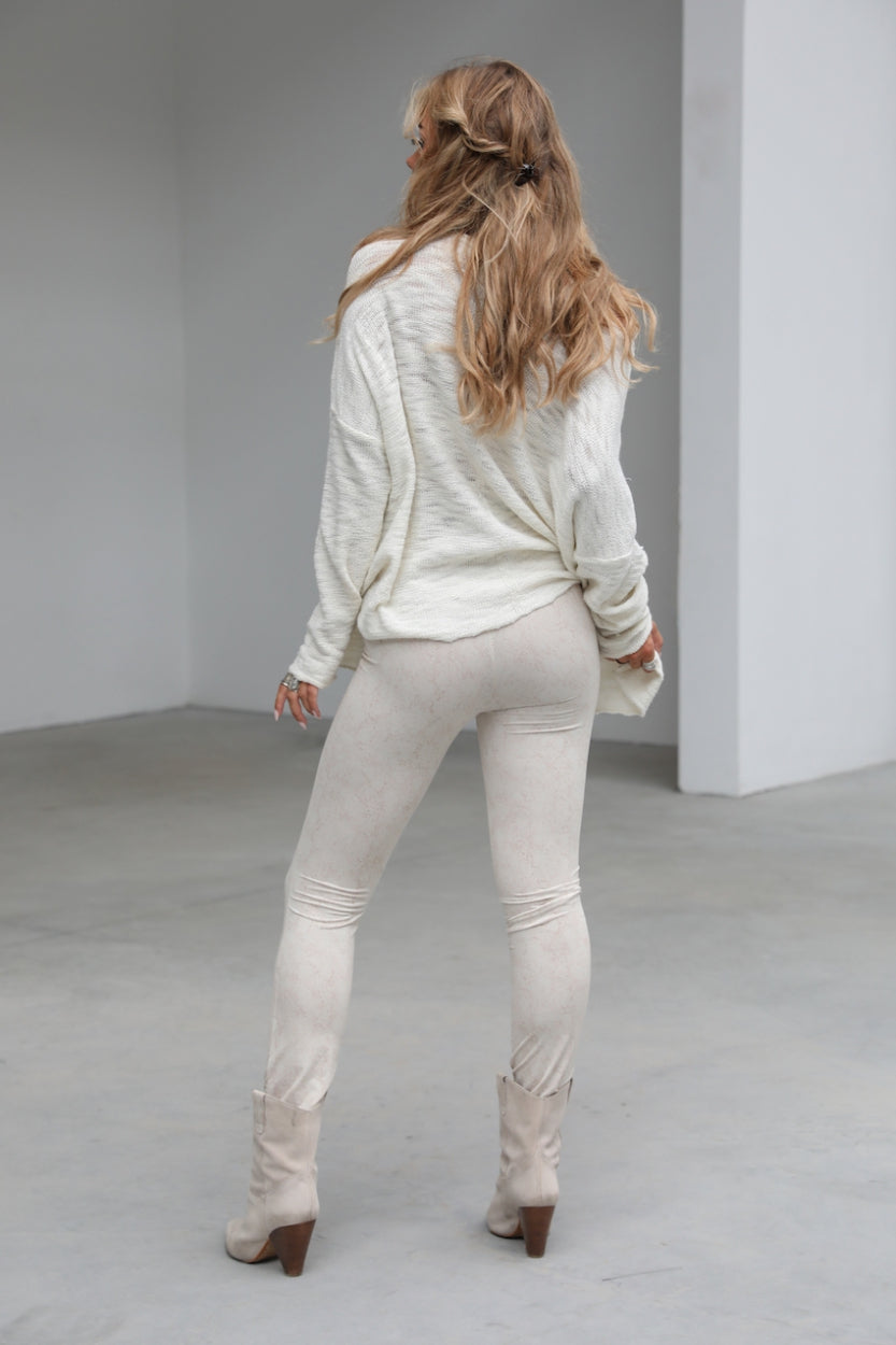 Cosmos Legging Snake soft Beige