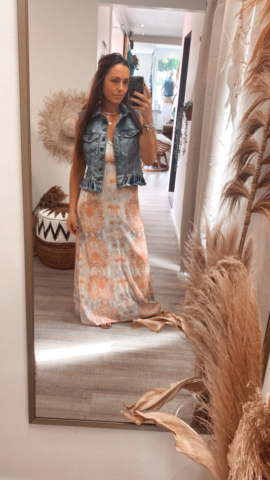 Long Dress Tropical Sunset