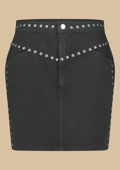Coco Skirt Washed Nero