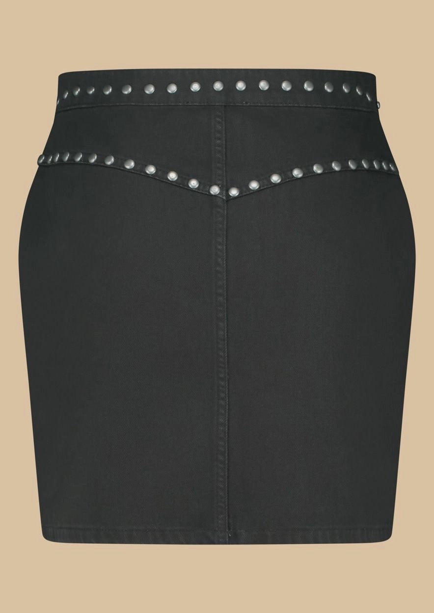 Coco Skirt Washed Nero