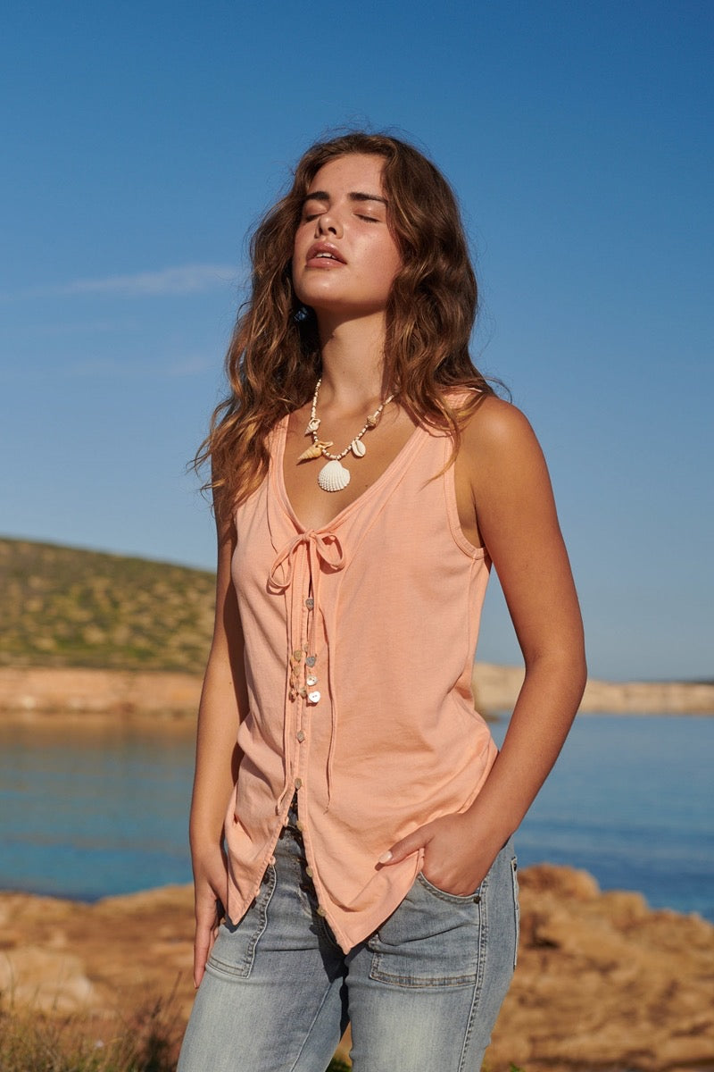 Singlet Fiesta Sunset Orange