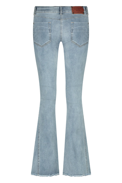 Flared Denim Light Blue