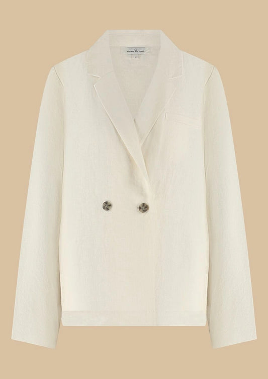 Lennon Blazer Bone White
