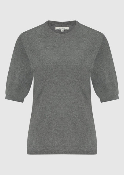 Paula Top Grey Melange