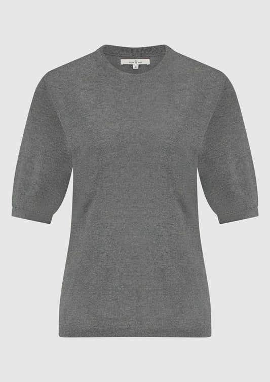 Paula Top Grey Melange