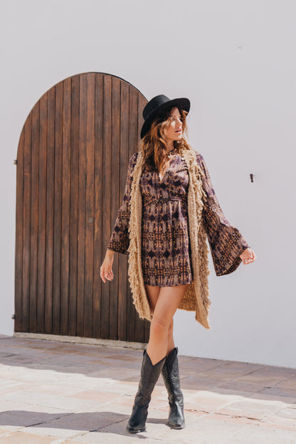 AUTUMN TRIBES Short Dress