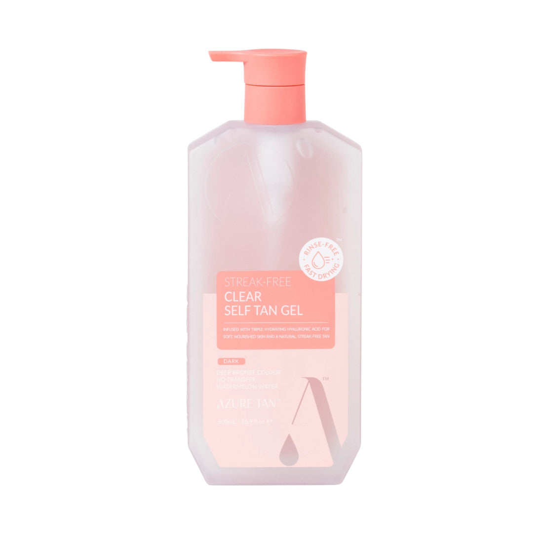 Azure Tan – Streak-Free Clear Self Tan Gel Clear 500ml