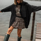 CARLY Midi Cardigan Black