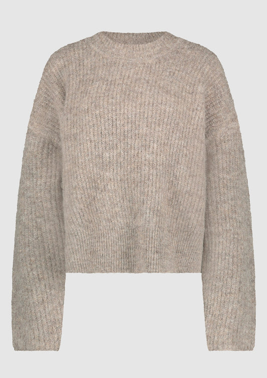 LIVIA Knit Flint Grey Melange