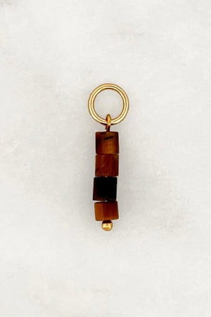 TIGER EYE BEADS Charm