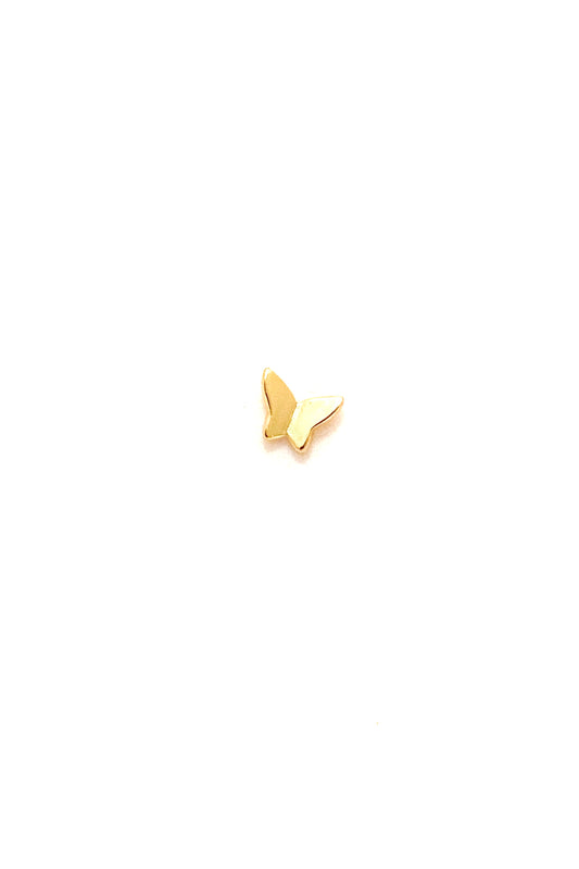 Butterfly Gold oorring