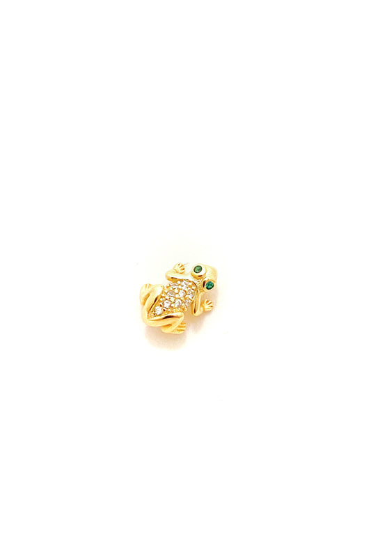 Frog Gold earrings