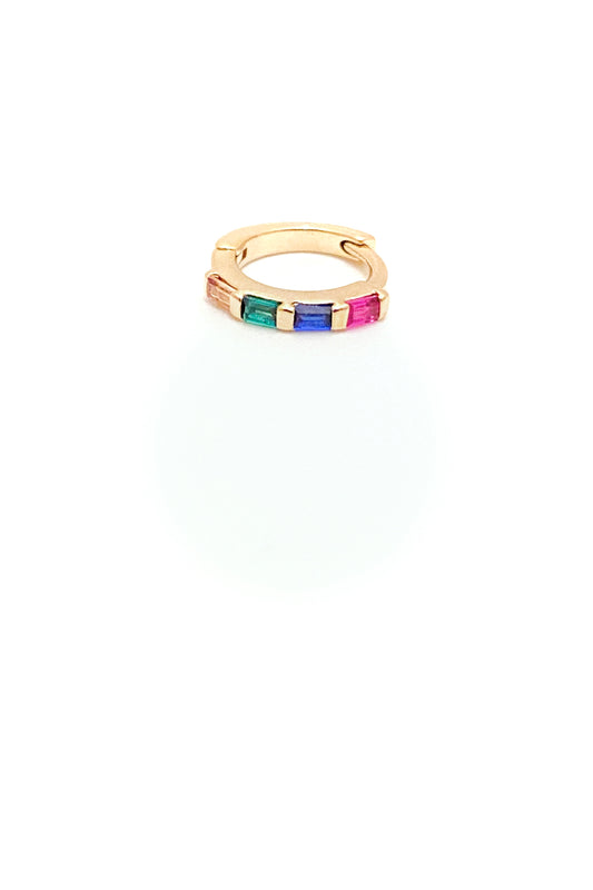 Multi Color Loop oorring