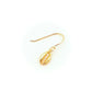 Shell Gold oorring