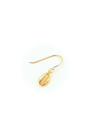 Shell Gold oorring