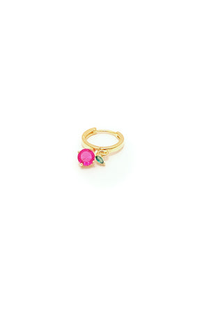 Cherry Loop oorring