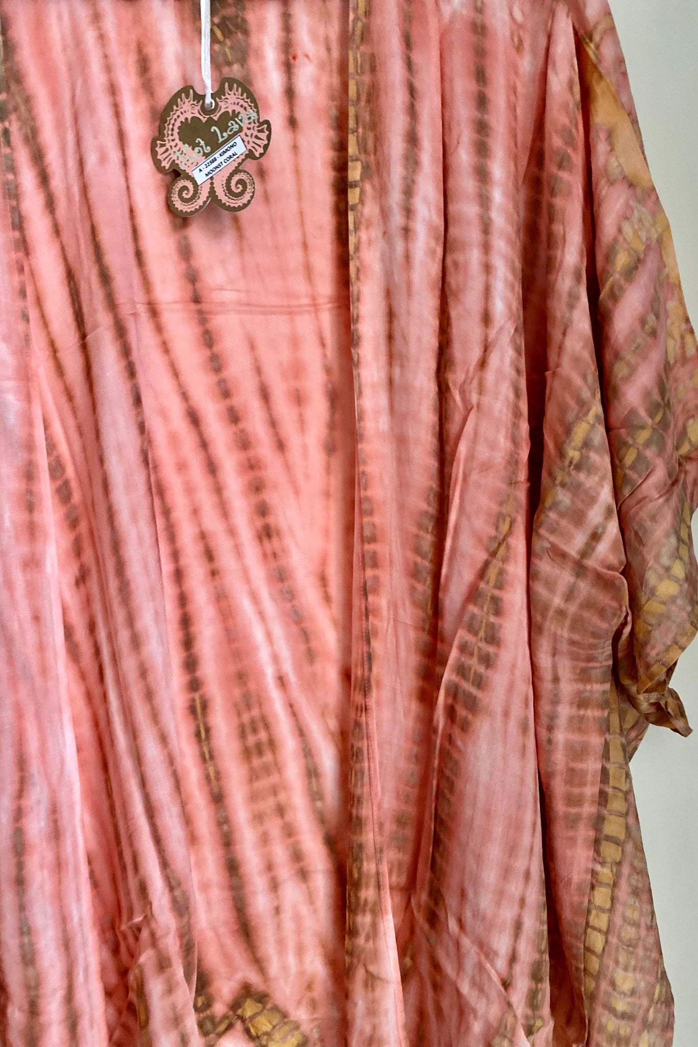 Kimono Tassle Moonstone - Coral of Sea Mist -