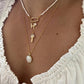 BEIGE SHELL BEADS Charm