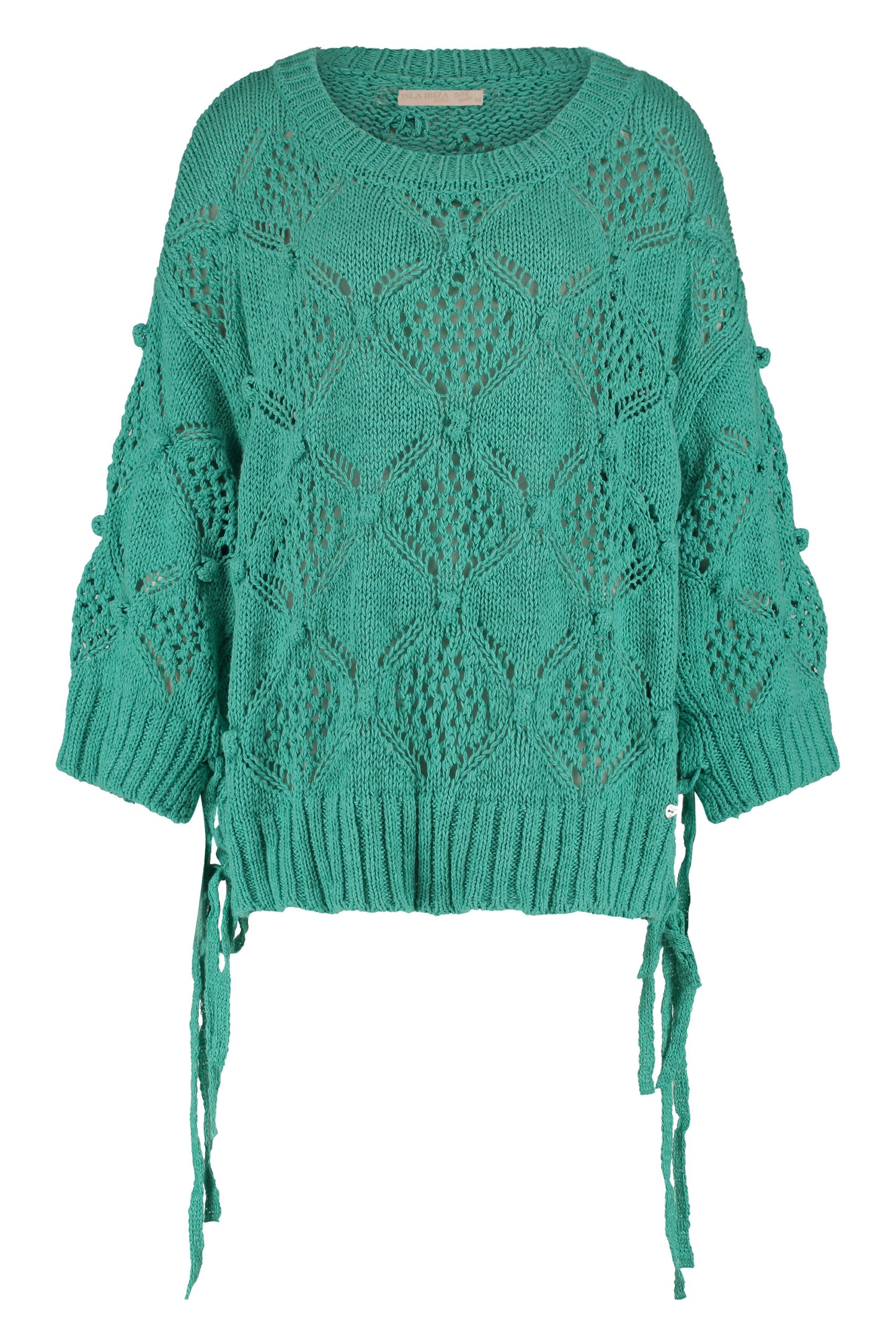 BAGGY Knitted Sweater Turquoise
