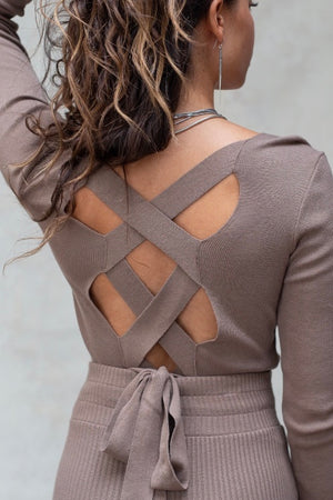 Evi Top -Ash Brown-