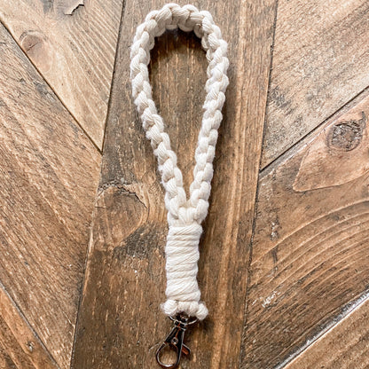 Macramé Wrist Keychain