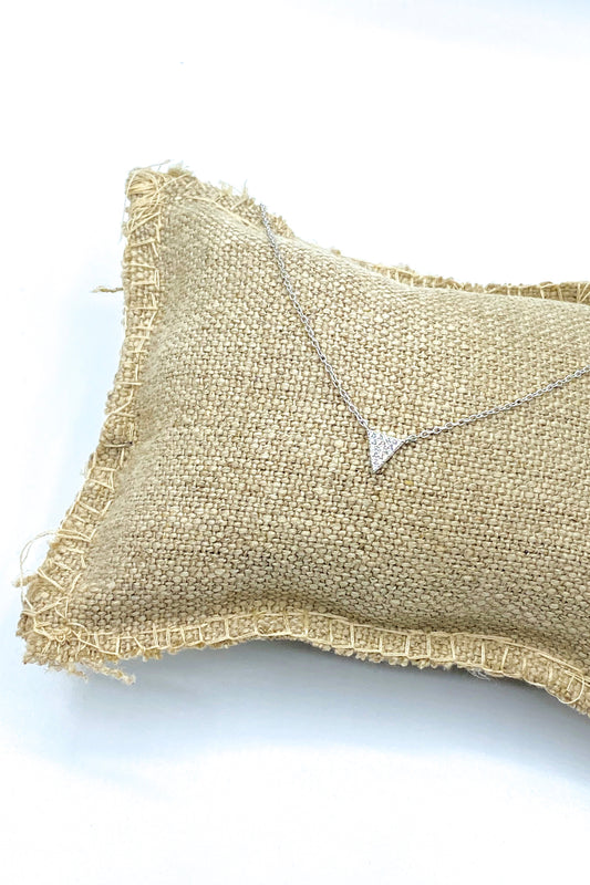 Little Triangle - Ketting Zilver-
