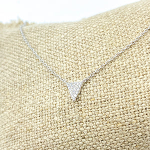 Little Triangle - Ketting Zilver-