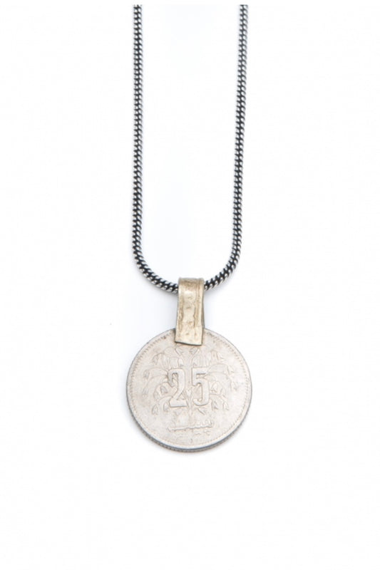 Big Coin Necklace 80cm