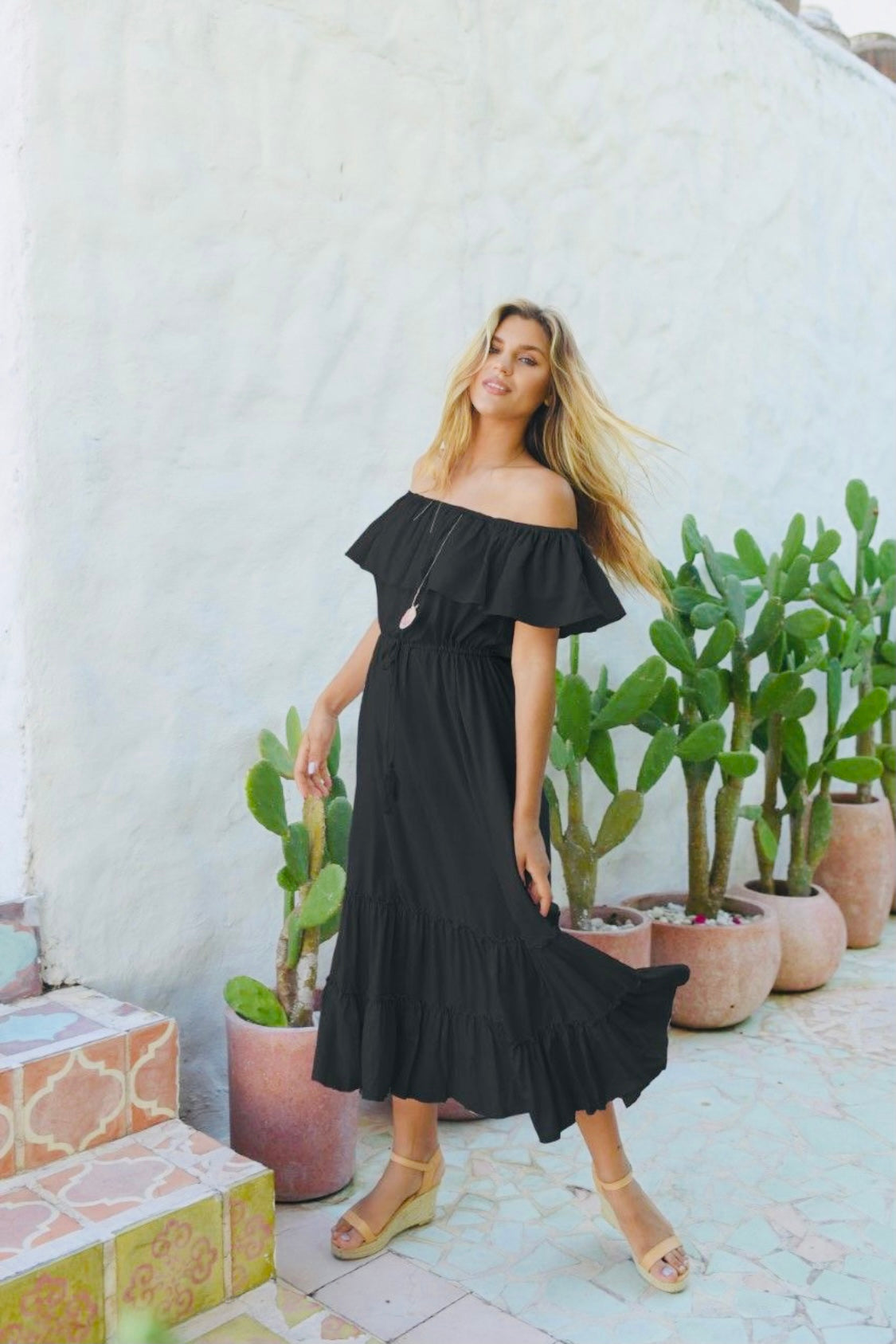 Aerin Dress Black or Honey