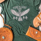 Organic Tee Free Fallin -Emerald